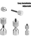 Four Pack Flange Two Hole Alignment Pins Crafted From Premium Stainless Steel Straight Up Durable 1-1/8 In And 1-5/8 In Sizes showing adjustable flange pins.