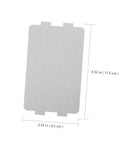 10 Pack Mica Waveguide Covers For Microwave Ovens Heat Resistant Insulation Plates Protective Shield with dimensions