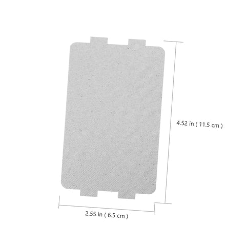 10 Pack Mica Waveguide Covers For Microwave Ovens Heat Resistant Insulation Plates Protective Shield with dimensions