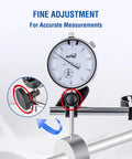 KATSU Tools dial indicator with magnetic base and 22-piece indicator set, 0–1 in range, 0.001 in precision, storage case