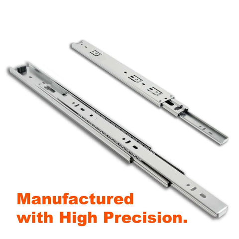 45mm Full Extension Ball Bearing Drawer Slides Side Mount 32 Inch 800mm 1 Pair High Quality Precision Crafted For Kitchen And Bathroom Cabinets