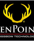 TenPoint Crossbow Technologies logo, gold antlers on black background