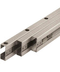 Real Deal Wooden Extension Slides For Dining Tables Built Tough metal glide tracks designed for easy installation and stability.