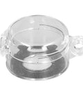 Emergency Stop Button Lockout Cover Round Transparent Push Button Guard For 22mm Diameter Protective Easy Visibility Prevents Accidental Activation
