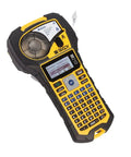 M210 Handheld Label Maker On The Go Labeling Tool Durable Thermal Printer in Yellow and Black, keyboard and display screen visible