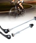 Pair Of Quick Release Bike Skewers QR For MTB And Road Bikes Front 150mm And Rear 190mm Clip Bolt Lever Axle Set