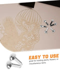 Shadow Puppet Craft Kit With 100 Iron Brads For Puppet Making, Paper Fasteners For Scrapbooking And Do It Yourself Decor