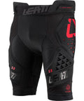 Back view of Impact Shorts 3DF 5.0 Black XXL With Pre Shaped 3D Design For Mountain Biking Enduro Ready Hip Thigh And Coccyx Protection