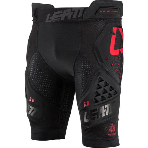 Back view of Impact Shorts 3DF 5.0 Black XXL With Pre Shaped 3D Design For Mountain Biking Enduro Ready Hip Thigh And Coccyx Protection