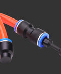 Close-up of 60-Piece Push To Connect Pneumatic Fittings And Blank Plugs Set For 1/8 5/32 1/4 5/16 3/8 1/2 Inch Inner Diameter Tubing