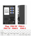 Heavy Duty Lcd Optical Linear Scale Digital Readout For Small Lathe Milling Machines Delivered As Plug And Play Setup With Badass Precision And Crisp Multi Function Display Yh8003a back panel connections and pin details