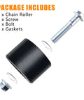 8mm Chain Roller Guide Pulley Tensioner Wheel For Yamaha YFZ350 Banshee And Raptor YFM350R ATV with bolts and gaskets
