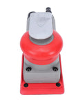 Ultra Sleek And Featherweight Pneumatic Random Orbital Sander And Polisher With 5mm Orbit And 10000Rpm Speed top view showing rubber grip and compact design.