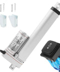 Heavy Duty 12V Linear Actuator, 150mm Stroke, 14mm/s Speed, 1000N and 220lb Thrust, IP54 Waterproof, with switch and bracket