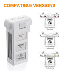Phantom 3 Replacement Intelligent Flight Battery 4480mAh 15.2V 68Wh compatible with DJI Phantom 3 Standard Advanced Pro drones