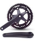 Road Trekking Crankset 52/42T 130BCD Square Taper 170mm Arm For Street And Gravel Rides, Fits 9/16 Pedals, 1/2x1/8 Chain