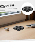 2-Pack Black Bakelite Valve Handwheel Handle 60mm with 7x7mm Square Hole for outdoor spigot replacement on workbench