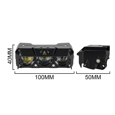 Electric Dirt Bike Headlight For GT73 With 20W LED Front Light Bar And Horn Tough As Nails Die Cast Aluminum Housing Fast Heat Dissipation Long Lasting For Night Rides And Trail Adventures