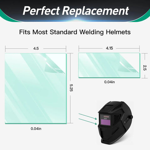 12 Pack Replacement Pro Grade Welding Helmet Lens Kit For Inventor Series Auto Darkening Helmets Fits Models 770874 770872