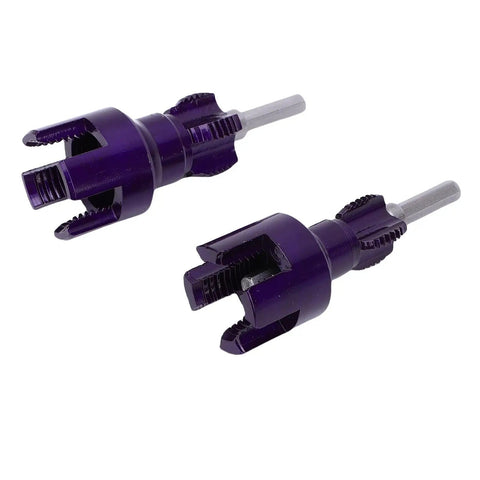 1 2 Inch And 3 4 Inch Pipe Threader Tool Set For Plumbing. Dual Internal External Threading Cutter with hex shank.
