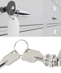 Cam Lock Set For Cabinets Mailboxes And RV Doors Keyed Alike Zinc Alloy Cylinder with Keys on file cabinet