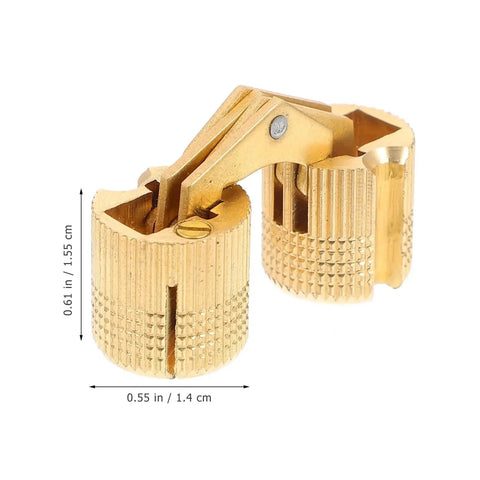Adjustable Hidden Rotation Pivot Door Hinges Two Pack Quiet Close For Cabinets Wood Doors And Drawers Durable Easy Install