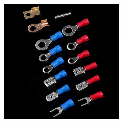 Top Quality 300 Pc Crimp Connector Assorted Set With Insulated Butt Ends For Electrical Wiring Red And Blue Copper Terminals Kit To Finish Any Job Right, assorted terminals