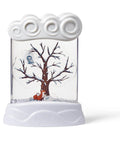 Winter Seasonal Sensory Tube for Calming Kids, tree design with snow for stress relief and anxiety relief in classrooms.