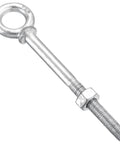 Heavy Duty Half Inch By Six Inch Carbon Steel Eye Bolt With Lifting Ring, Threaded Eye Bolt For Hoisting Loads, Rigging Hardware