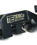 Close-up of Hydraulic Lug Crimper Tool Dieless Indent For Battery Terminals with sturdy build, showing branding and sleek metal design.