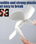6 Inch RV Vent Fan Blade For 12V D Shaft Fans Camper Bathroom Roof Ceiling Vent Replacement Kit With Switch showcasing flexible durable plastic