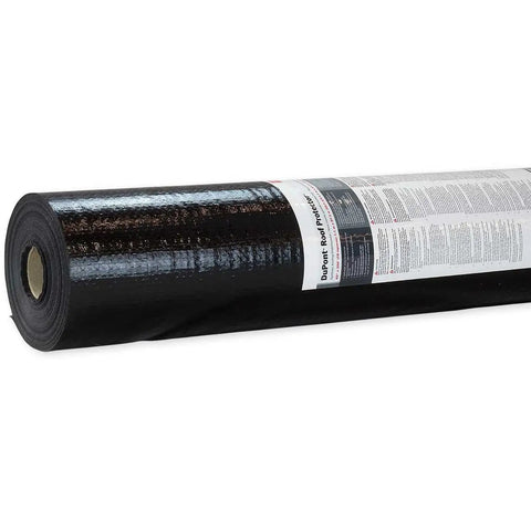 Heavy Duty Roofing Underlayment Roll 42 X 286 Feet With Rock Solid Tear Resistance and Top Shelf Weather Defense in rolled form.