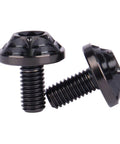 Beefy Titanium M5x10mm Torx Head Bolt T30 Set for Bikes and Motorcycles, 6AL-4V TC4 Grade 5 Titanium Alloy, Black Finish