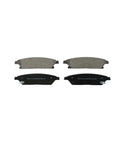 Front Disc Brake Pad Set Ceramic EC1467 for Buick Encore displayed with emphasis on design and materials for smooth braking.