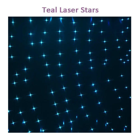 Teal laser stars effect from Motion Snow Fall Light Show With White Laser And 7 Color Star Effects Christmas Lights Decorative Lights