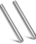Two Pack 9 Inch By 1 Inch Cold Rolled 1018 Steel Bars For Metalworking, Shafts, Gears, Lathes, DIY Projects, Pro Grade, Unpolished Finish