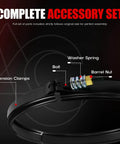 Tension Control Clamp Kit 190003 For Pool Filter Band Clamp with washer spring, bolt, and barrel nut components.