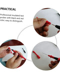 Two Pack Ribbon Probe Testers For Multimeter Continuity Testing Flexible Digital Test Probes And Leads Random Color Handles
