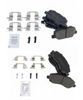 Front and Rear Ceramic Brake Pad Set for Mitsubishi Outlander Sport 2013-2024 and Outlander 2017-2019 with Manual Parking Brake