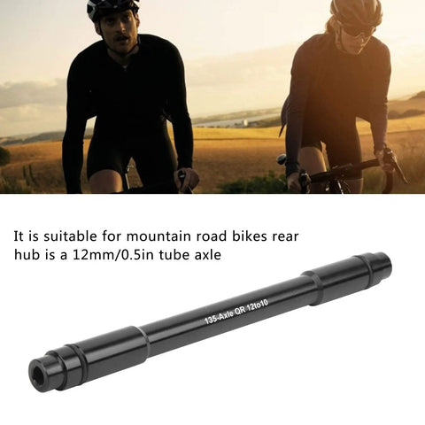 Rear Thru Axle To 9mm Quick Release Hub Skewer Adapter For 12mm Rear Hubs Converts 12mm To 9mm QR On Mountain And Road Bikes Easy Install Fits 135 By 12