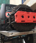 Red Spare Tire Mount Water Storage Tank Portable For All Vehicles 1 Gal Rugged PE Plastic UV Proof on SUV