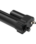 Close-up of a Beefy 12V Heavy Duty Linear Actuator 6 Inch Stroke Electric Actuator for agriculture and solar use, IP67 waterproof design.