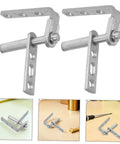 Self Closing Stainless Steel Swing Door Hinge For Double Doors And Cabinets, Heavy Duty, Rust Resistant, Bidirectional Self Return For Saloon Doors, Bar And Kitchen Passages, Durable And Easy Install, stainless steel hinge set