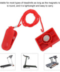 Two Pack Magnetic Treadmill Safety Keys Universal Emergency Stop Magnet Replacement Parts for Treadmills Running Machines