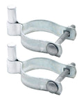 Two Pack Chain Link Fence Gate Post Hinge For Two And Three Eighths Inch Outside Diameter Posts Galvanized Steel Gate Hinge
