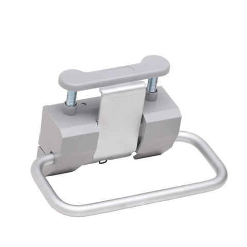 Hands-Free Foot Pedal Cabinet Opener For Frameless Cabinet Doors with metal foot pedal and under-cabinet design
