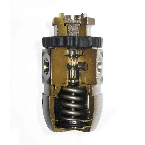 Internal view of AC2 Compact Scuba Regulator For Beginner Divers And Travelers Budget Friendly Piston First Stage Plus Compact