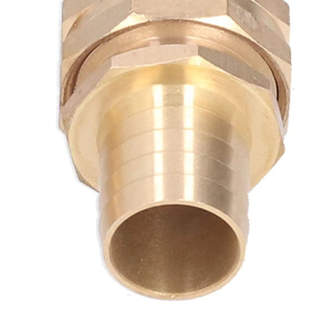 Heavy Duty Brass Garden Hose Quick Connectors Set Of 3 Fits Standard 3 4 Inch For Durable Water Spraying Nozzle Attachments And Easy Repair Jobs To Make Lawn Care A Total Breeze Without Rust Worries close-up brass hose connector
