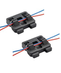 2 Pcs Hands Free Electric Wire Welding Fixture Portable Soldering Jig Tool Helping Hands Clamps with wires in place.