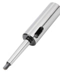 Silver metal Morse taper drill sleeve reducing adapter MT1–MT2 for lathe and milling